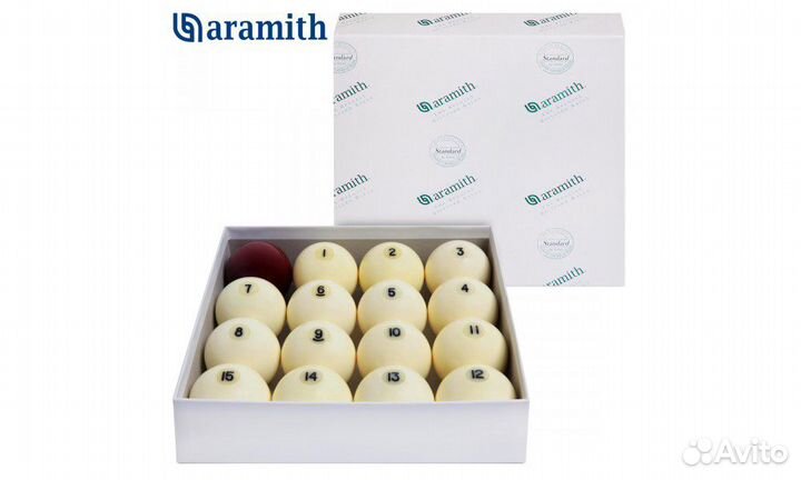 Шары Aramith Standard Pyramid 68мм красный биток