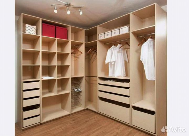 Гардеробные на заказ от производителя