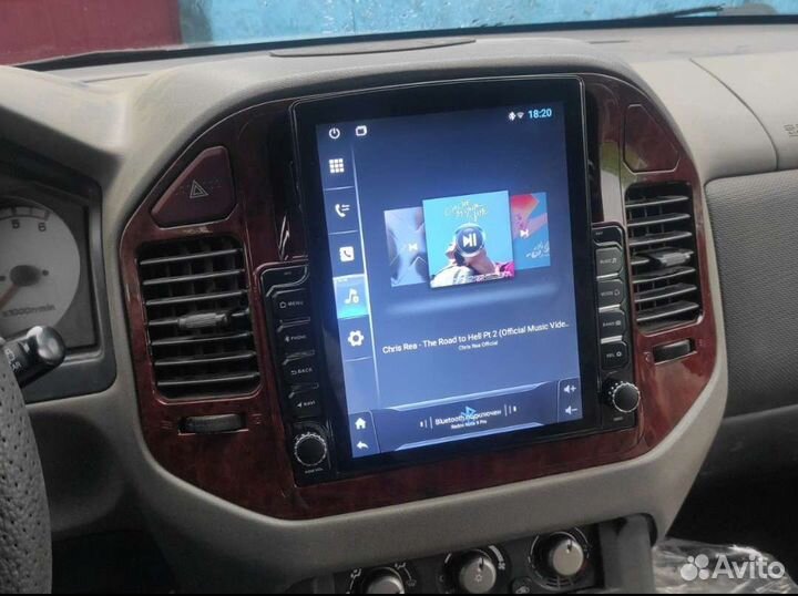 Магнитола Mitsubishi Pajero 3 Tesla новая