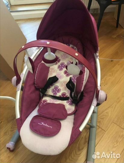 Качели шезлонг для новорожденных