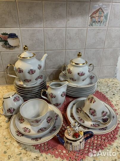 Сервиз чайно-кофейный Сигулда Рига