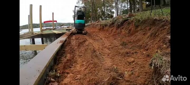 Услуги миниэксковатора