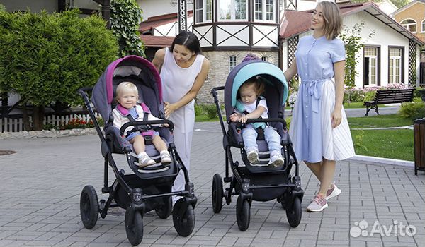 Коляска 2 в 1Siger Adelante Pink