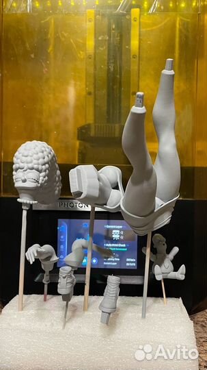 Фигурка из Симпсонов Мардж печать 3Д