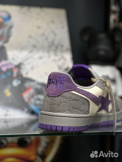 Кроссовки Bape Sta серые