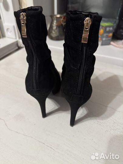 Ботильоны женские замшевые демисезон