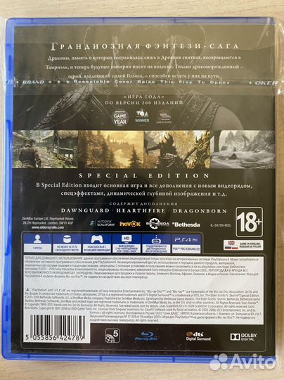 Игра PS4/PS5 Skyrim Special Edition.на русском