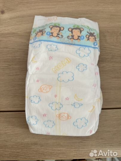 Подгузники Momi размер S (4-8кг)