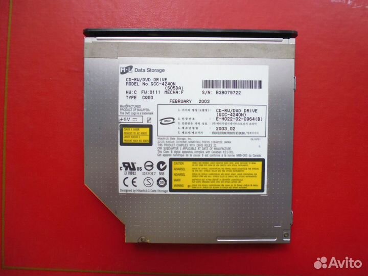 CD, DVD-RW привод для ноутбука HP Compaq