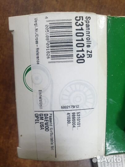 Ролик натяжителя ремня грм chevrolet Lacetti