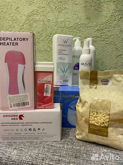 Набор для депиляции воском новый