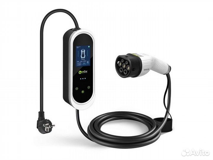 Зарядное устройство zencar Type2/16А с кабелем 5м