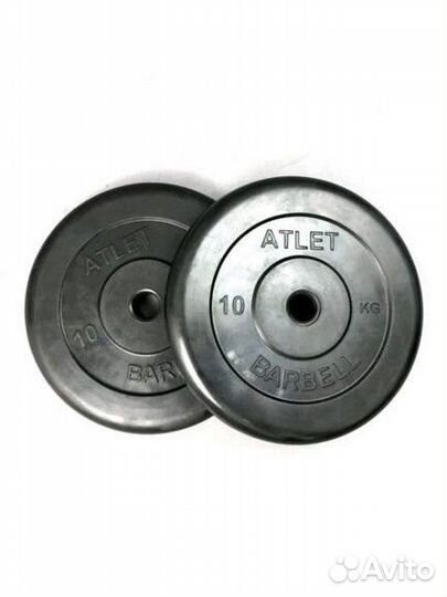 Блины barbell 10кг новые 26мм