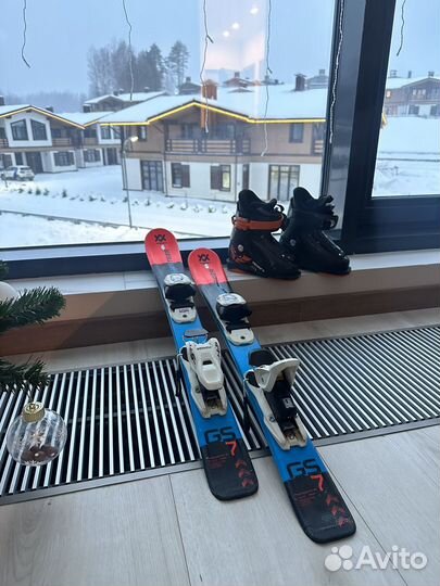 Комплект детский Лыжи + Ботинки