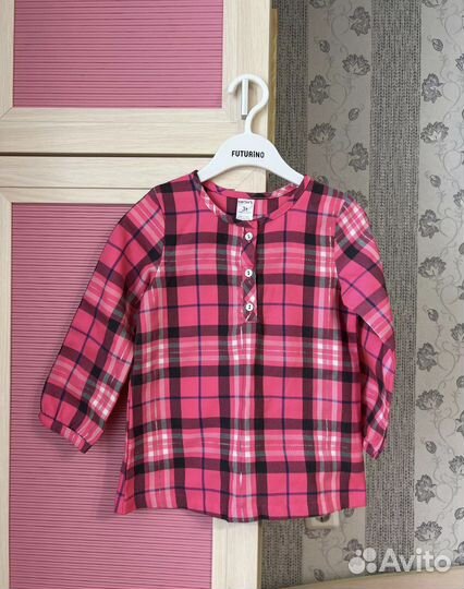 Блуза carter’s на 3-4 года,рубашка