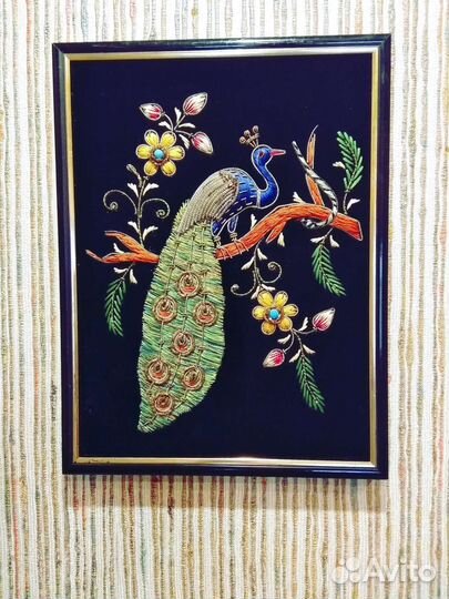 Панно картина вышивка