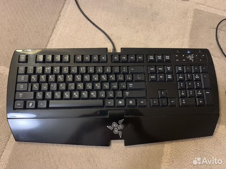 Игровая клавиатура и мышь Razer