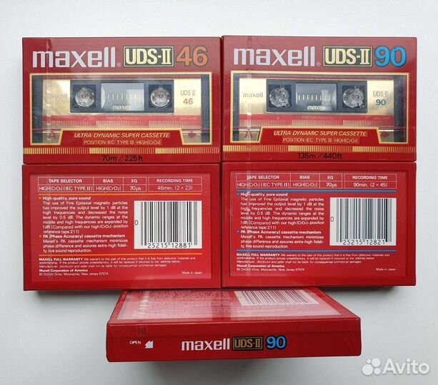 Аудио кассеты maxell