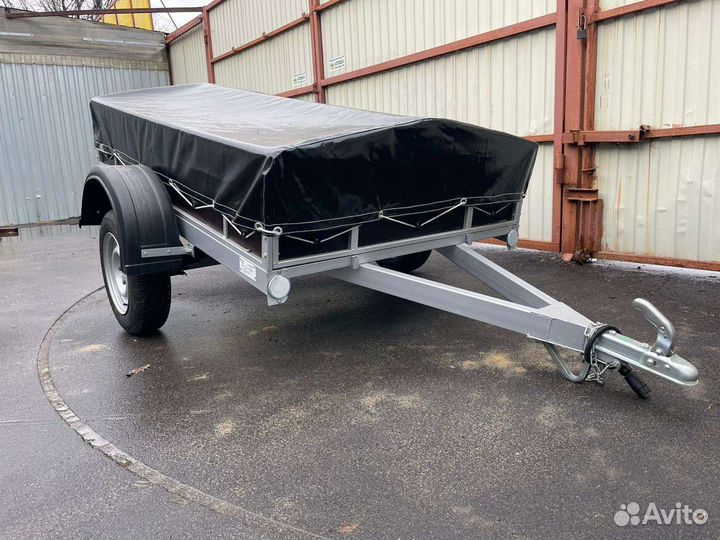 Прицеп фермер 1.95*1.25 с тентом без колес