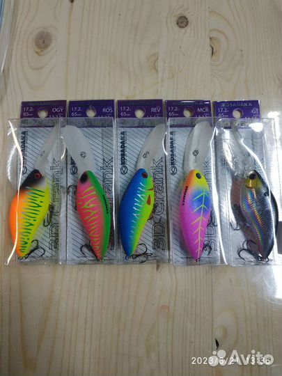 Воблер Kosadaka 3d crank 65mm17,2g 1,5-3,5m