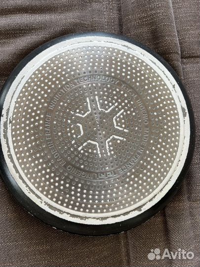 2 сковороды tefal 24 и 25 см без ручки, индукция