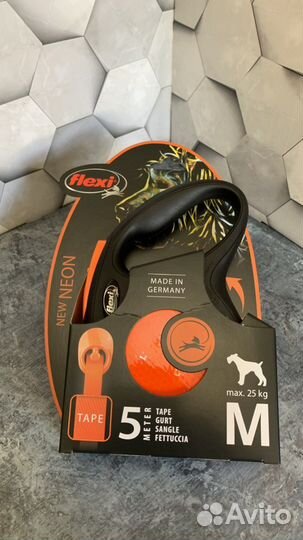 Поводок-рулетка Flexi 5м/25кг Ремень