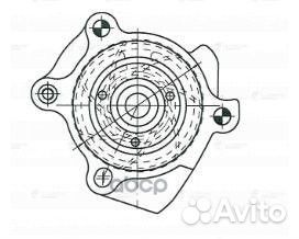 Насос водяной для а/м VW Golf VI (08) /Passat B
