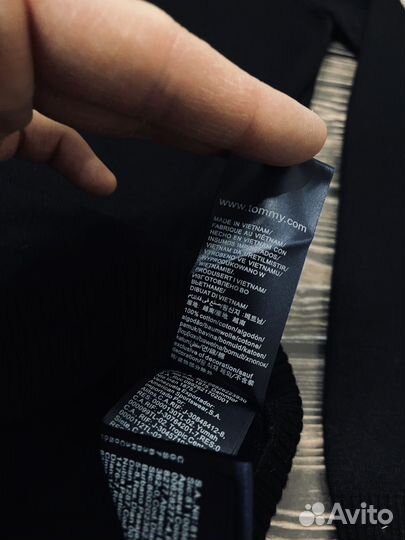 Водолазка мужская черная Tommy Hilfiger