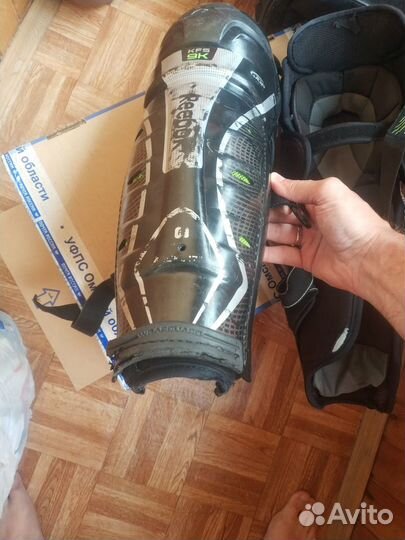 Щитки хоккейные reebok 9k 17' prof