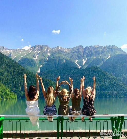 Абхазия Гагра Рица. Infiniti 7мест