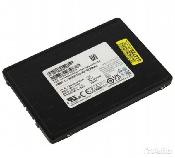 SSD 1тб 2.5 SATA (960GB) Samsung, новые