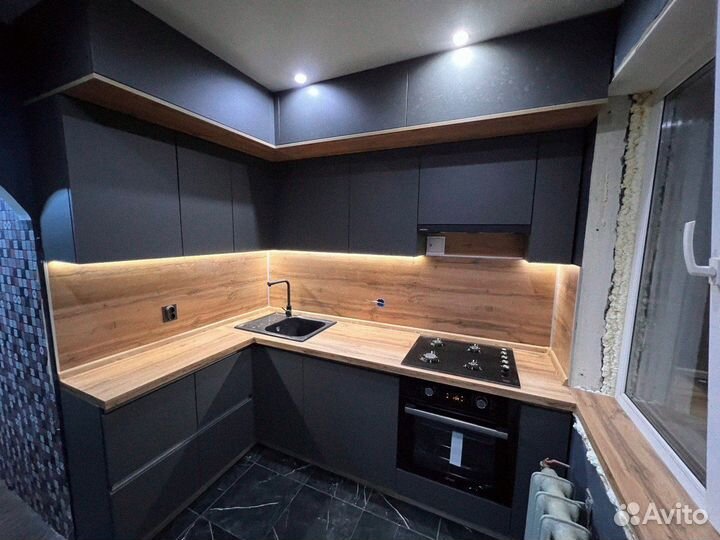 Кухня на заказ угловая кухонный гарнитур