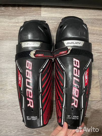 Щитки хоккейные Bauer NSX(12 размер)