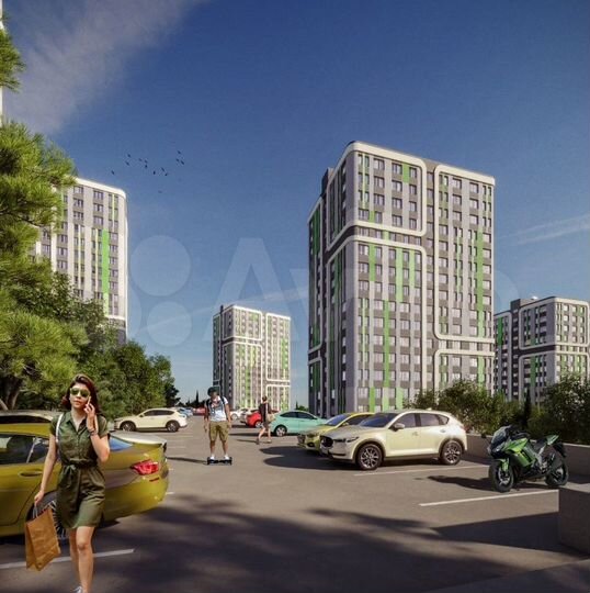 1-к. квартира, 43,7 м², 6/16 эт.