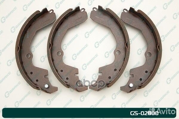 Колодки тормозные GS02800 gbrake