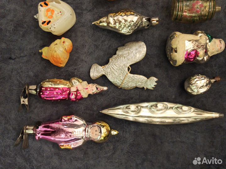 Ёлочные игрушки СССР в реставрацию