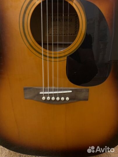 Акустическая гитара martinez со звукоснимателем