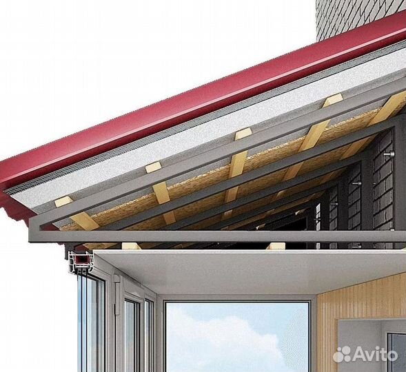 Балконная крыша