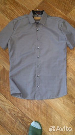 Рубашка серая