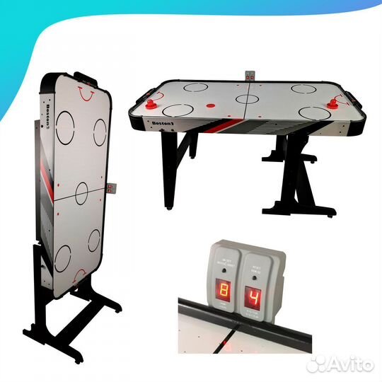 Игровой стол аэрохоккей 5 фт, новый. Арт 32