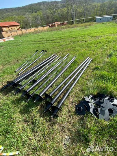 Винтовые сваи под ключ