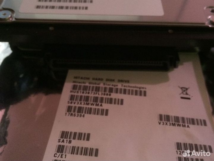 Диск scsi Hitachi 73GB 10K 3.5