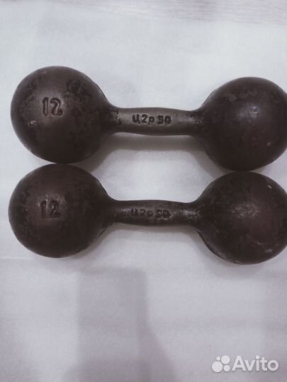 Гантели и гиря 16кг