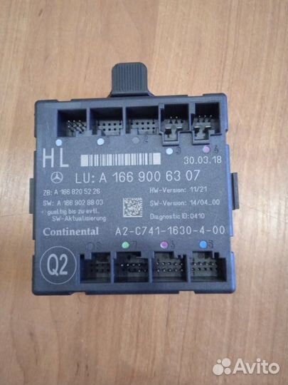 Блок управления двери (комфорта) задний левый