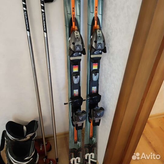 Горные лыжи и ботинки 42-43