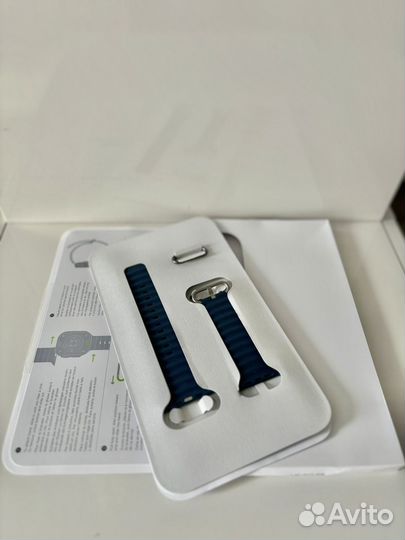 Ремешок apple watch ultra blue ocean band