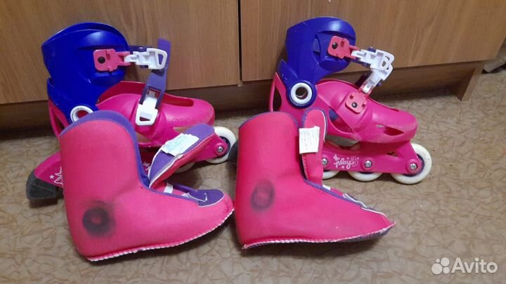 Роликовые коньки детские раздвижные р 28-30