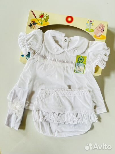 Комплект для новорожденной девочки новый