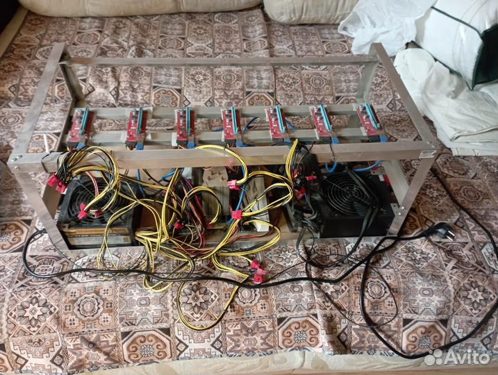 Каркас для майнинг фермы с содержимым или без