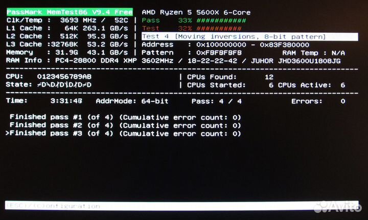 Gigabyte B550 Gaming X V2 + 5600X + 16/32 GB DDR4